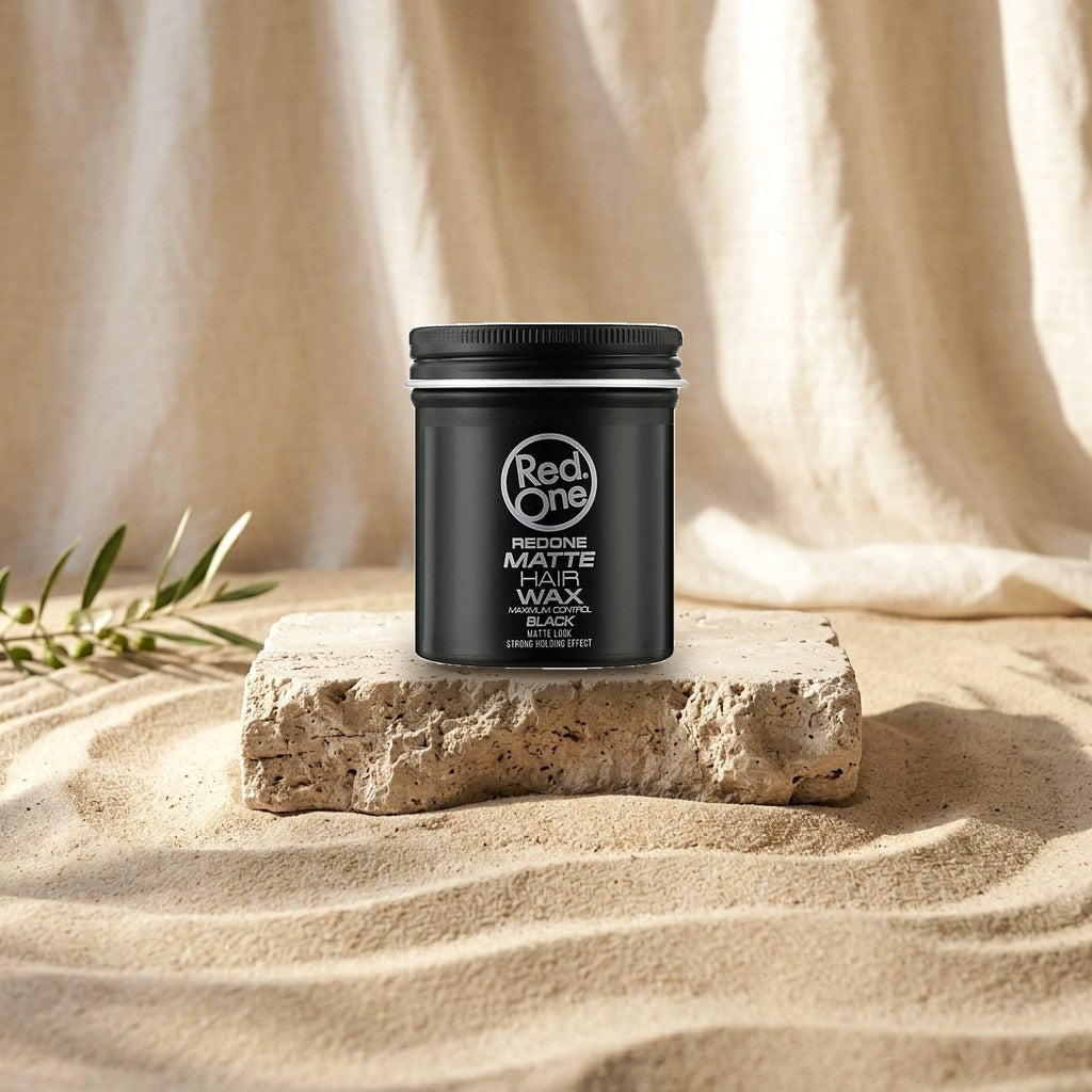 RedOne Black Matte Hair Wax 100 ml – Strong Hold & Matte Finish for Perfect Styling