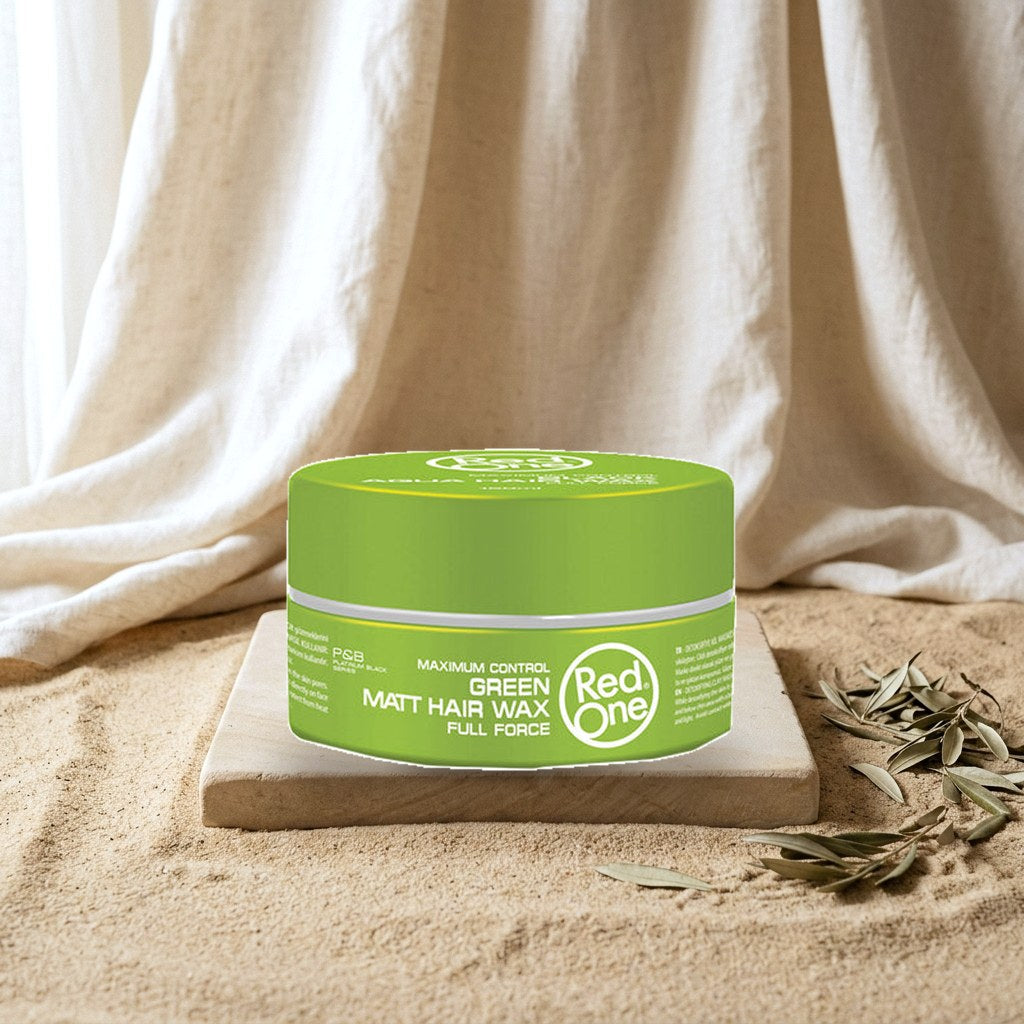 RedOne Hair Styling Matt Wax Green 150 ml – Strong Hold & Matte Finish for Creative Styling