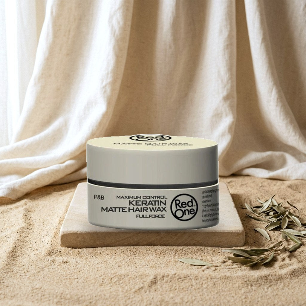 RedOne Styling Wax Full Force Keratin Matte Effect 150 ml – Strong Hold & Matte Finish with Keratin Care