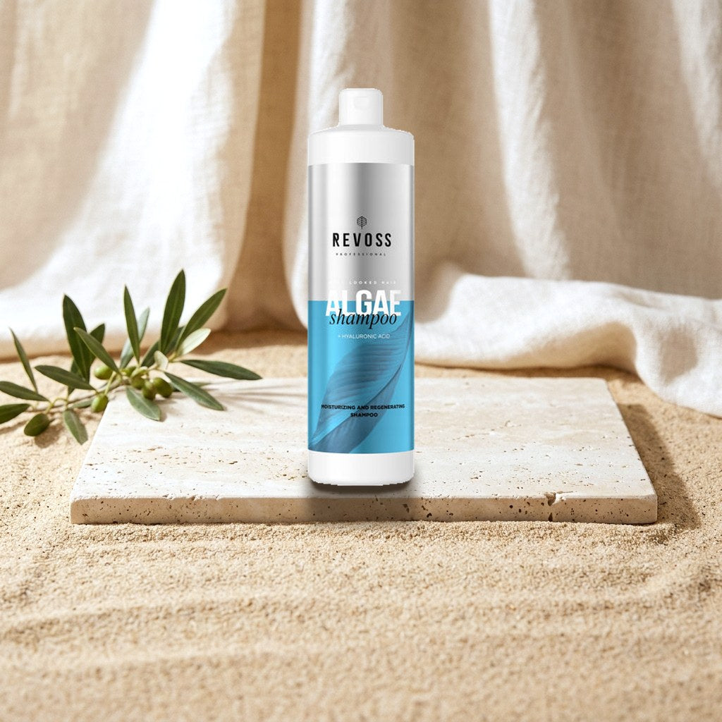 Revoss Professional Algae Moisturising and Regenerating Shampoo with Hyaluronic Acid 900 ml