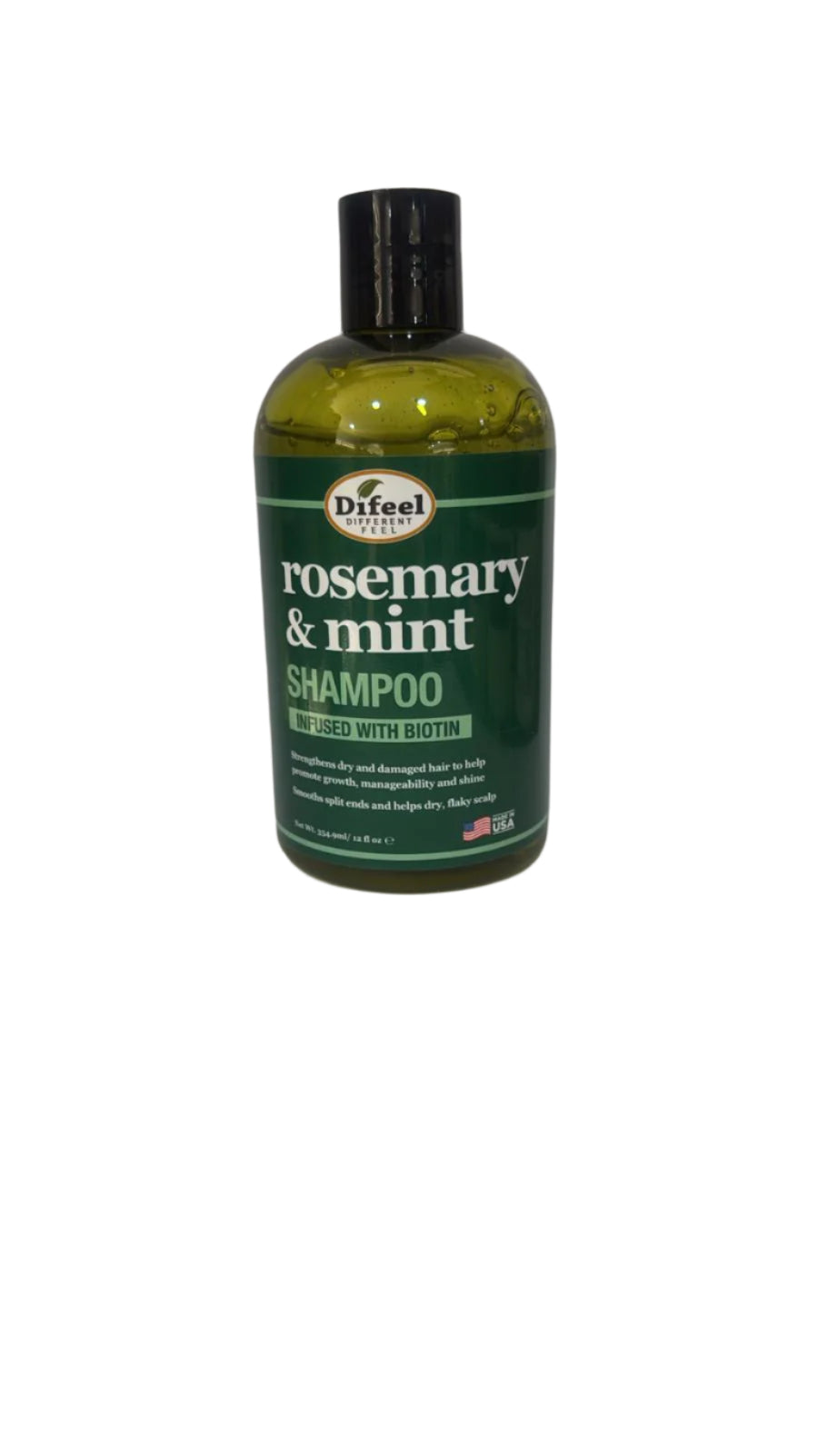 Difeel Rosemary&Mint Shampoo infused with Biotin 354 ml