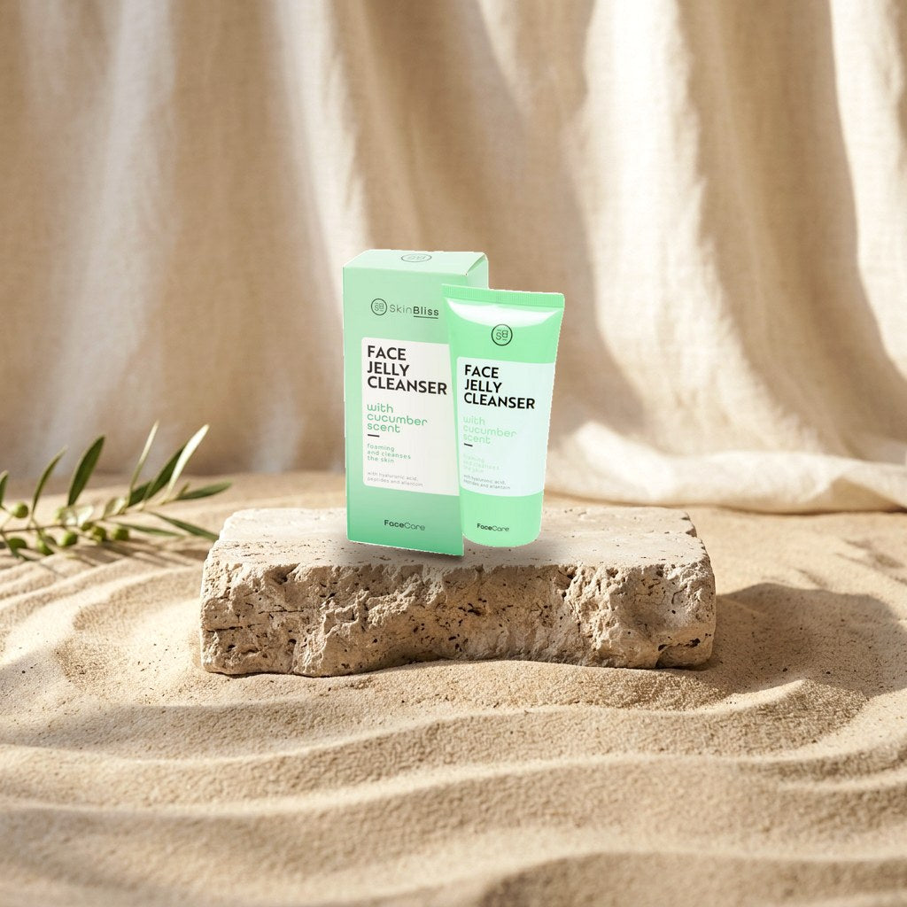 SkinBliss Face Jelly Cleanser with Cucumber Scent 100 ml