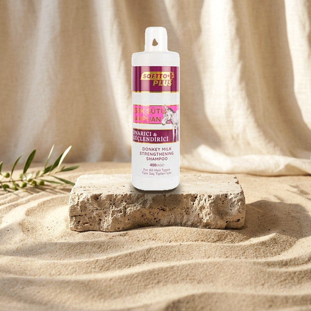 Softto Plus Donkey Milk Shampoo 400 ml  Repair Booster for Damaged Hair