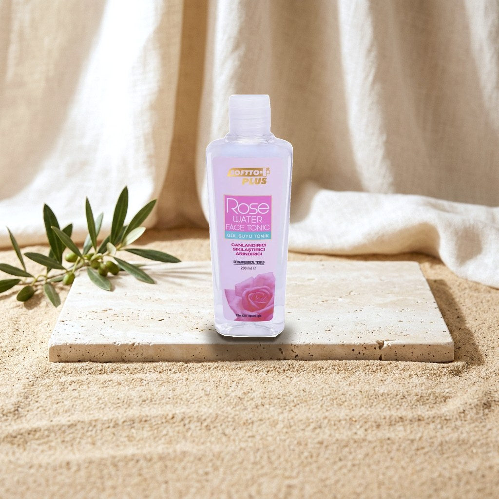 Softto Plus Rose Water Facial Toner with Niacinamide 200 ml