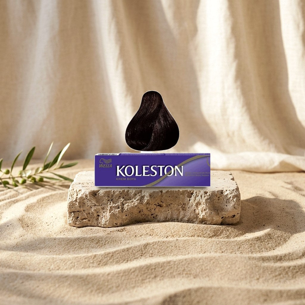 Wella Koleston Permanent Color 3/4 Dark Brown Red 50ml