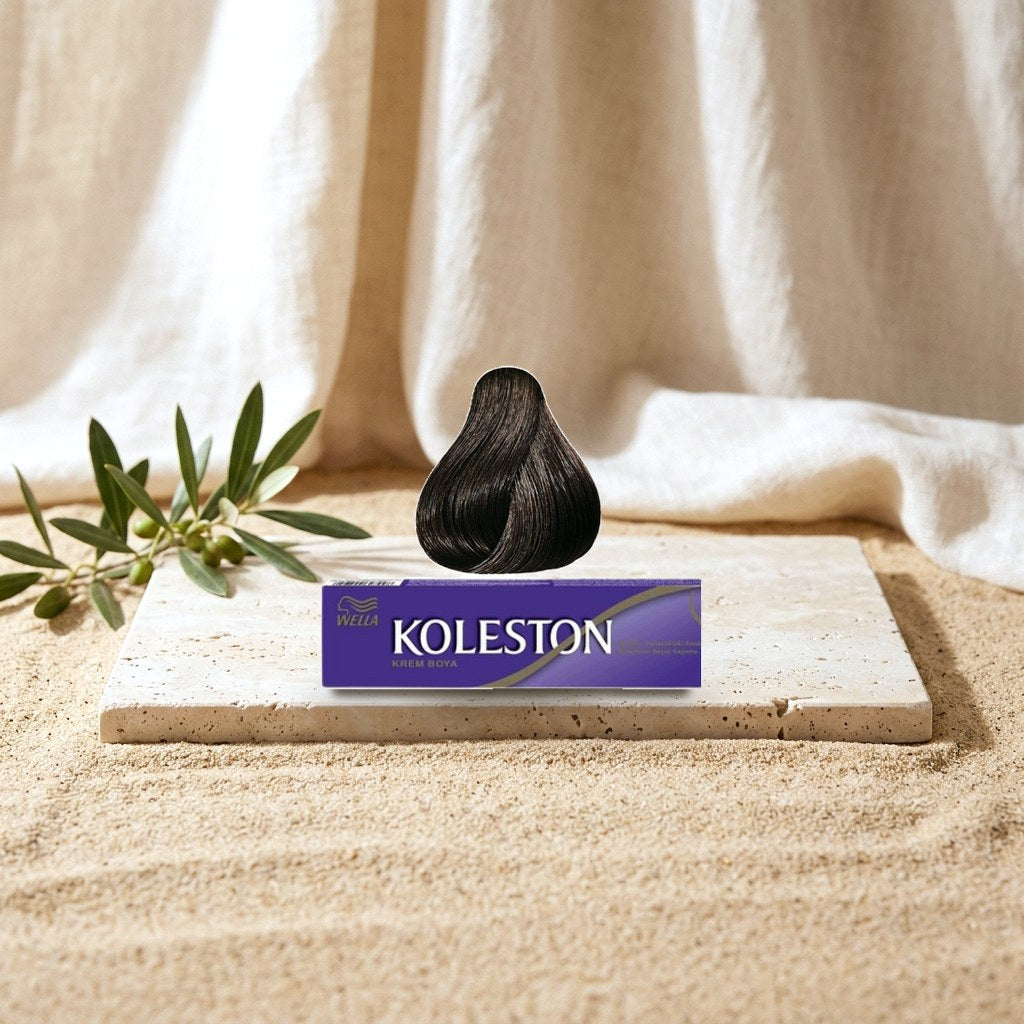 Wella Koleston Permanent Cream Hair Dye 4/0 Brown 50 ml