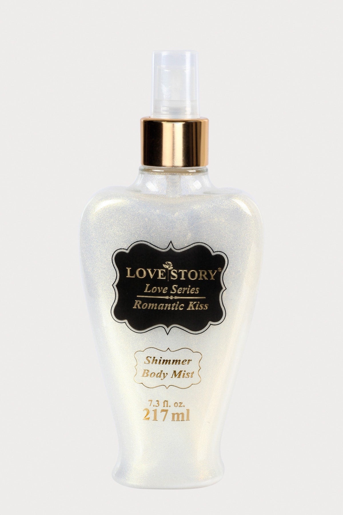 LOVE STORY Shimmer Body Mist Romantic Kiss Body Spray 200 ml - Aegean Vibe