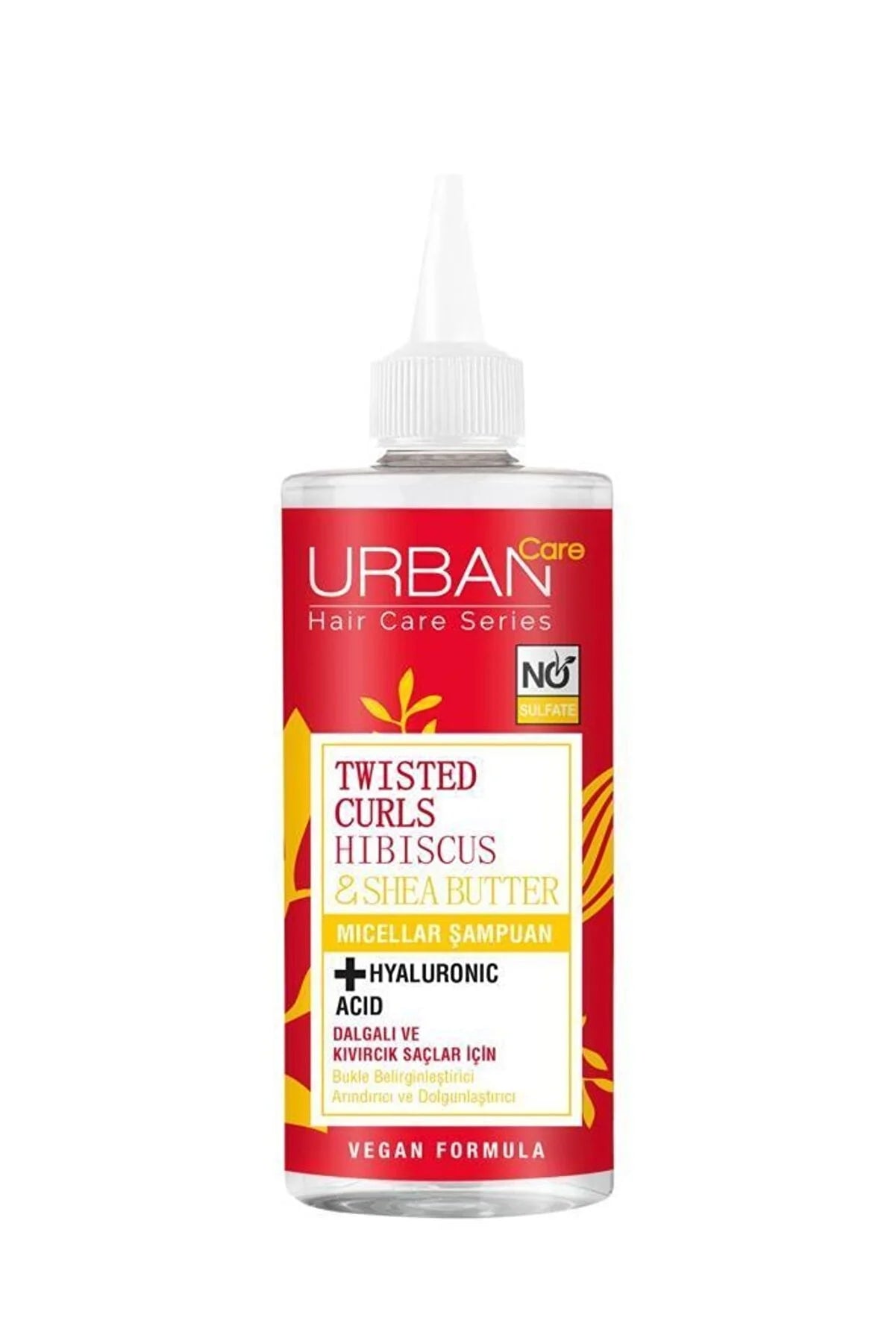 Urban Care Hibiscus & Shea Butter Micellar Shampoo for Curly Hair Sulphate Free 340 ml - Aegean Vibe